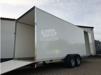 New Car trailer - großer Kofferanhänger Heckrampe Seitentür 225cm Innenhöhe: picture 1