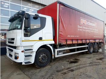 Curtainsider truck, Forklift 2013 Iveco 360: picture 1