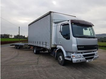 Curtainsider truck DAF LF 75 180