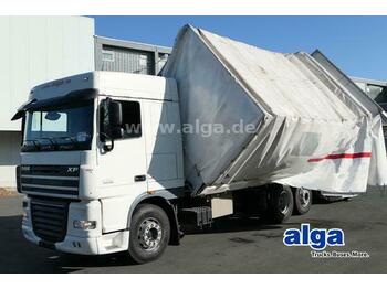 Curtainsider truck DAF XF 105.460, 2-Seiten-Kipper, LBW, AHK, Retarder: picture 1