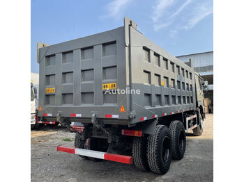 Tipper HOWO 6x4 drive 10 wheeled tipper truck metallic gray color: picture 4