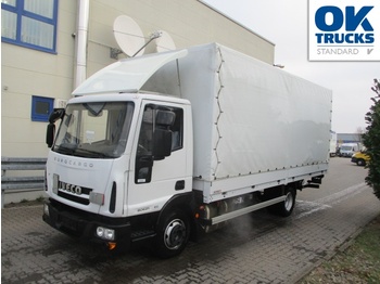 Curtainsider truck IVECO Eurocargo ML80E21/P Euro6 Klima AHK Luftfeder ZV: picture 1