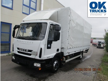 Curtainsider truck IVECO Eurocargo ML80E21/P Euro6 Klima AHK Luftfeder ZV: picture 1