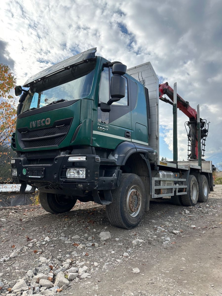Logging truck, Crane truck IVECO IVECO AT380TW45 AT380TW45: picture 2