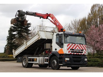 Tipper, Crane truck Iveco 190S310 KRAAN/KIPPER!! EURO5!!: picture 1