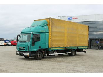 Curtainsider truck Iveco EUROCARGO ML120EL22, EEV EURO 5: picture 1