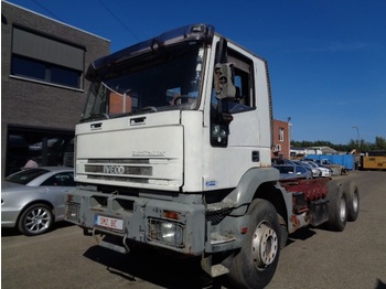 Cab chassis truck Iveco Eurotrakker 260 E 35 6x4 manual lames french: picture 1