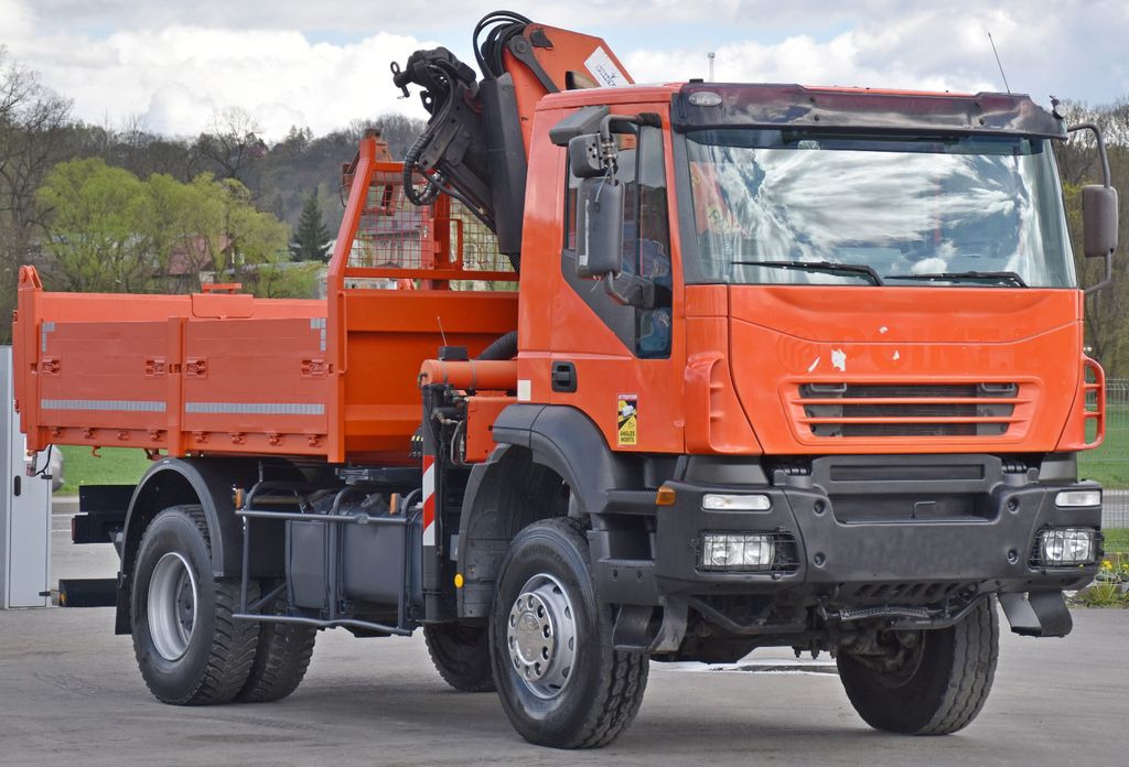Crane truck, Tipper Iveco Stralis 190T35 *PK 16502/ FUNK *4x4: picture 3