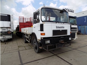 Dropside/ Flatbed truck MAN 14.170 4x4: picture 1