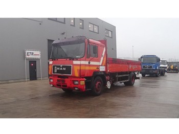 Dropside/ Flatbed truck MAN 19.372 (MANUAL PUMP / 6 CYLINDER ENGINE WITH ZF-GEARBOX / EURO 2): picture 1