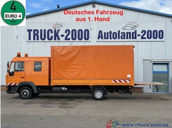 Curtainsider truck MAN 8.163 Doka 7-Sitze mit "grüner Plakette" + LBW: picture 1