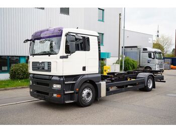 Container transporter/ Swap body truck MAN TGA 18.360 LL BDF 5-Sitze Umzug Fahrschule: picture 1