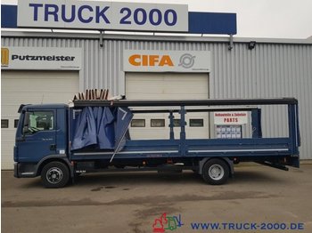 Curtainsider truck MAN TGL 12.250 Edscha L + R + Schiebeverdeck 1.Hand: picture 1