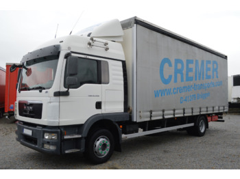 Curtainsider truck MAN TGM 12.290 CURTAIN + SLIDING ROOF: picture 1