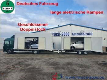 Autotransporter truck MAN TGM 15.290 Doppelstock Geschlossen 3 Fahrzeuge: picture 1