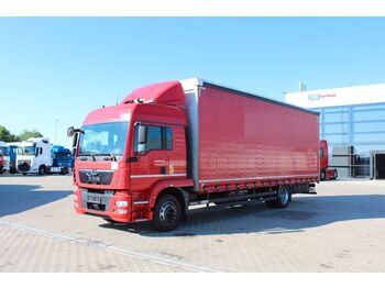 Curtainsider truck MAN TGM 18.290, EURO 6: picture 1