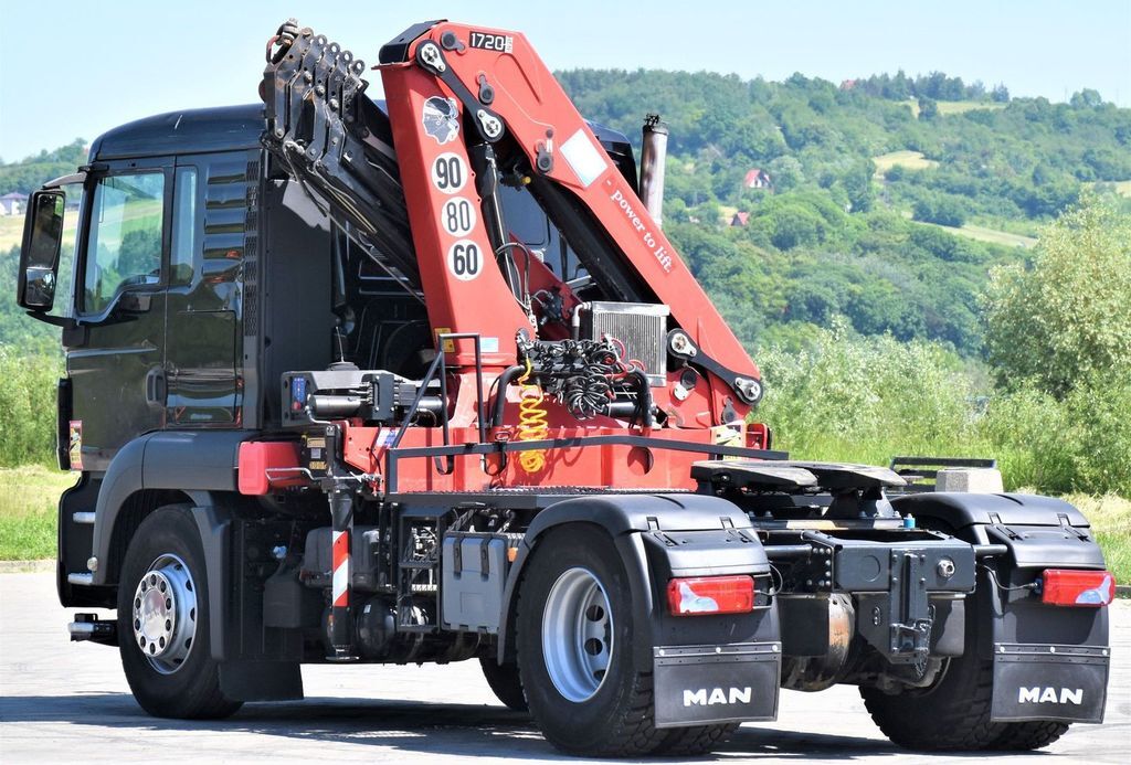 Crane truck, Tractor unit MAN TGS 18.400 Sattelzugmaschine + HMF 1720 K6/FUNK: picture 7