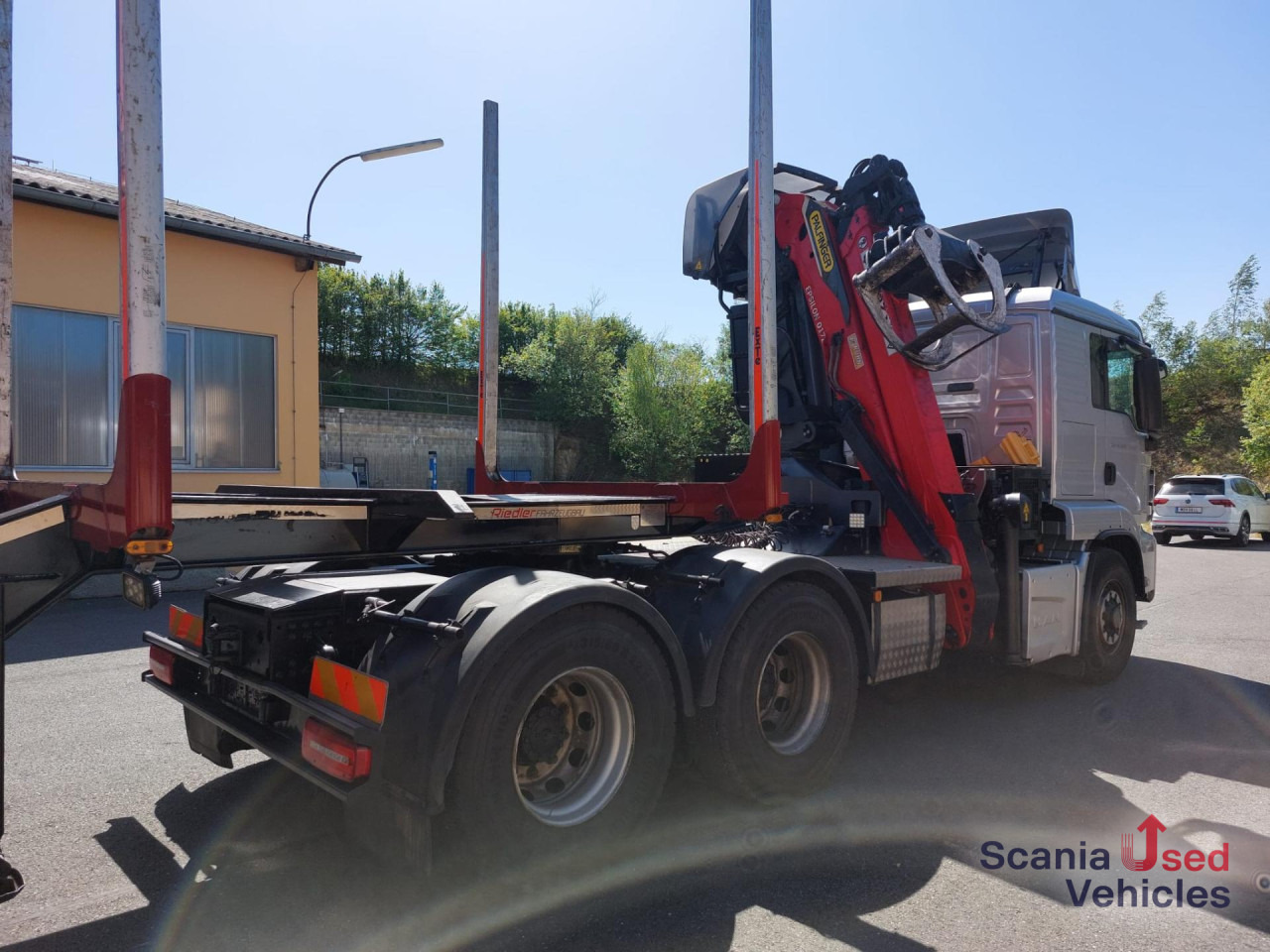 Logging truck, Crane truck MAN TGS 33.500 6x6H BL EPSILON Q17Z Holzkran: picture 9