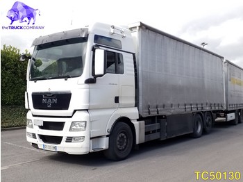 Curtainsider truck MAN TGX 26.440 + Krone Euro 5: picture 1