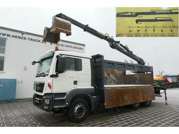 Tipper, Crane truck MAN TG-S 26.400 6x4 3-Achs Kipper Heckkran Kesla 201: picture 1