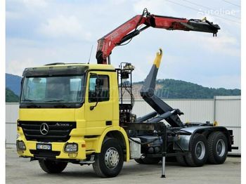 Hook lift truck, Crane truck MERCEDES-BENZ Actros 2641: picture 1