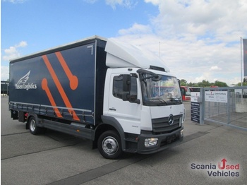 Curtainsider truck MERCEDES-BENZ Atego 1223L Schiebegardine + LBW: picture 1