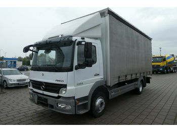 Curtainsider truck Mercedes-Benz 1224 L + 2 to. LBW: picture 1