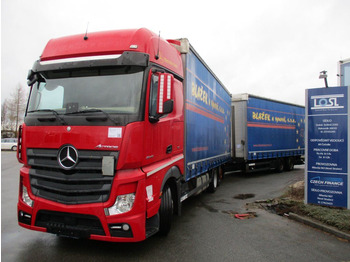 Curtainsider truck Mercedes-Benz 2545 Actros EURO 6 6x2 + Schmitz: picture 1