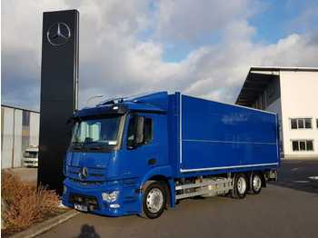 Beverage truck Mercedes-Benz Antos 2536 L 6x2 Schwenkwand+LBW+AHK Safety Pack: picture 1