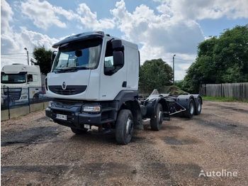 Cab chassis truck RENAULT KERAX 410 DXI / STEEL SUNSPENSION / HUB REDUCTION: picture 1