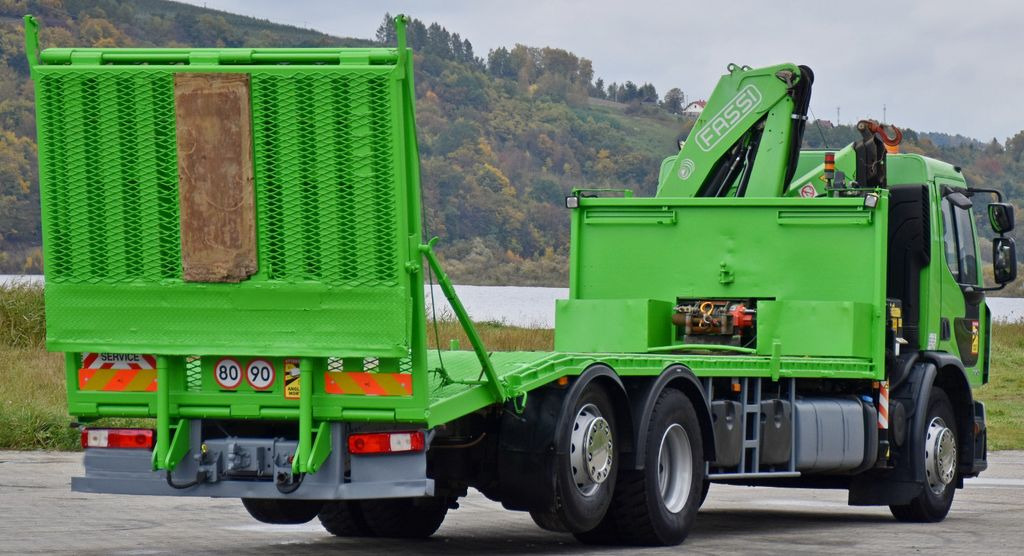 Crane truck, Dropside/ Flatbed truck Renault PREMIUM 320 DXI * FASSI F170A.22 + FUNK: picture 8