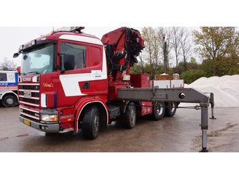 Dropside/ Flatbed truck SCANIA 124G: picture 1