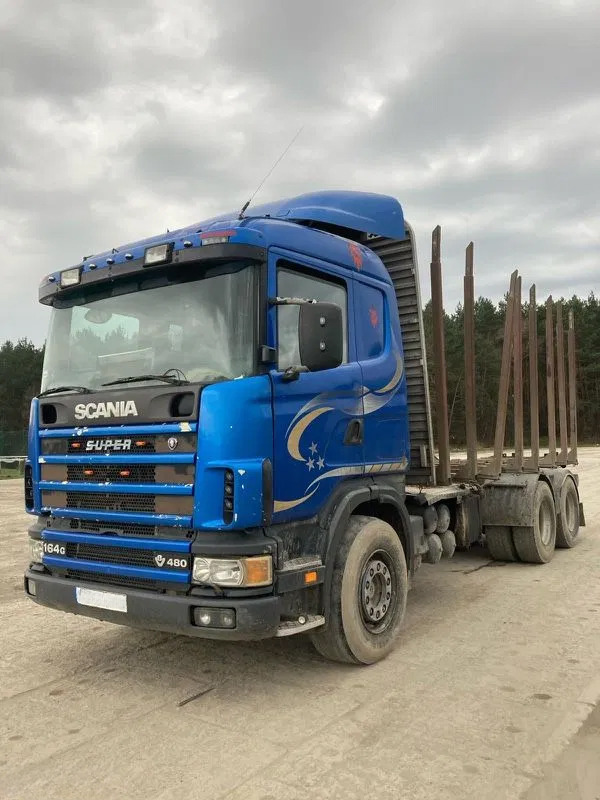 Logging truck SCANIA 164.480: picture 3