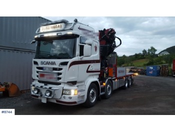 Dropside/ Flatbed truck Scania R580: picture 1