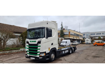Container transporter/ Swap body truck Scania S 410 6X2 BDF Intarder Lenkachse VANTEC hyd Hubr: picture 2