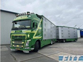 Livestock truck Volvo FH FH 540 6x2 1/2/3 Finkl Livestock -- Water and Ventilation - Lifting roof - Lifting floors + Trailer 1/2/3 Finkl: picture 1