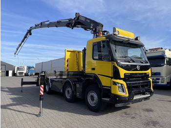 Cable system truck, Crane truck Volvo FMX 500 8X4 Euro 6 Fassi F485 + Fly Jib: picture 2