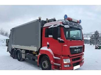 MAN TGS 26.400 6x2 1 kammer renovasjonsbil  - Garbage truck