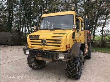 Utility/ Special vehicle, Crane truck MERCEDES-BENZ Unimog U 5000 DOKA Palfinger Daru: picture 1