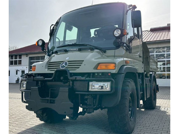 Unimog U300 405 01313 mit Rahmenwinde  - Utility/ Special vehicle, Dropside/ Flatbed truck: picture 3