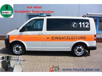 Ambulance Volkswagen T5 2.0 TDI 4x4 4Motion Binz Notarzt-Rettung 1.Hd: picture 1