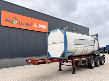 CPV COMBIDEAL: Lebensmittel Tank (beer) + 20FT/30FT chassis - Storage tank: picture 1