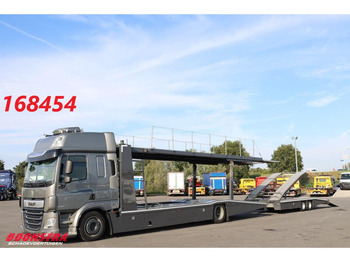 DAF CF 370 Tijhof 6-Lader Lier Full-Air Standairco Navi Euro 6 - Autotransporter truck: picture 1