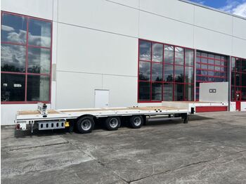 New Dropside/ Flatbed semi-trailer Möslein  3 Achs Satteltieflader Plato 45 t GGfür Fertigt: picture 1
