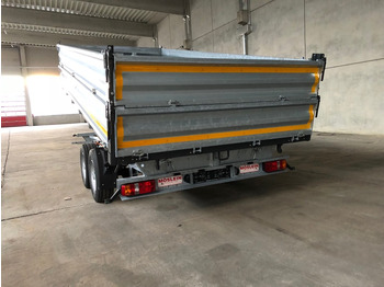 New Tipper trailer Möslein TTD11- BA Verzinkt  neuer Tandem 3- Seitenkipper Tiefladermit Bordwand- Aufsatz-- Neufahrzeug --: picture 4