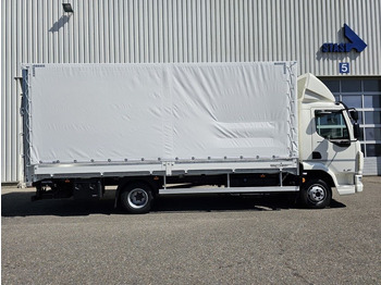 New Curtainsider truck DAF LF 210 7,49t Spier Pritsche-Plane LBW Tageszulas DAF FA LF 210 08t Spier Pritsche mit LBW: picture 3