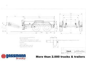 New Container transporter/ Swap body trailer F-A-G Anhänger für Absetzcontainer 14t: picture 3