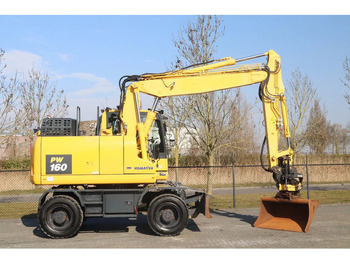 Wheel excavator Komatsu PW160-11 | ENGCON TILTROTATOR | BUCKET | TRAILER HYDR.: picture 4