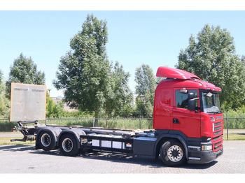 Container transporter/ Swap body truck Scania R580 V8 | 6X2 | BDF | RETARDER | TAILLIFT | EURO 6: picture 3