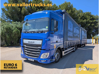 Curtainsider truck DAF XF 460
